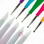 Kit de 5 Pincéis Ponta de Silicone e Boleador
