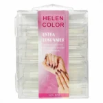 Unha Postiça Extra Longa Bailarina Transparente 100pcs - Helen Color