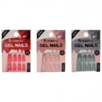 Unha Postiça  Amendoada Gel Nail 24pcs - Dafu