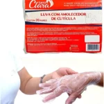 Kit 20 Pares Luvas Manicure C/ Creme Amolecedor De Cutícula - Santa Clara (2592)