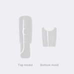 Molde F1 Sanduíche Quadrado Longo 120pcs BW077 - MR Nail - Imagem 3